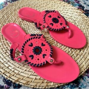 Jack Rogers Womenz Georgica Jelly Sandal Pink 8